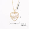 Wholesale Casual Cute Sweet Christmas Tree Heart Shape Snowflake 304 Stainless Steel Copper Plating Inlay K Gold Plated Zircon Pendant Necklace