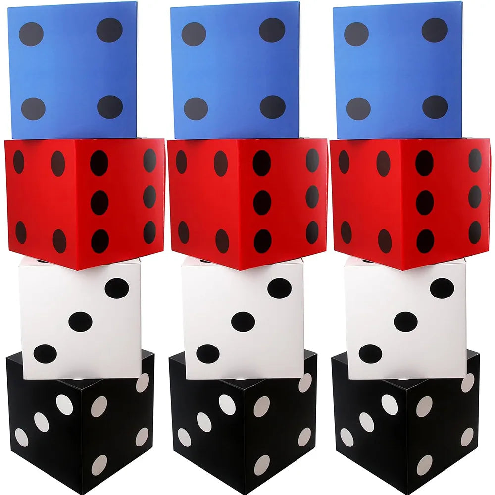 Casual Dice Paper Party Gift Wrapping Supplies