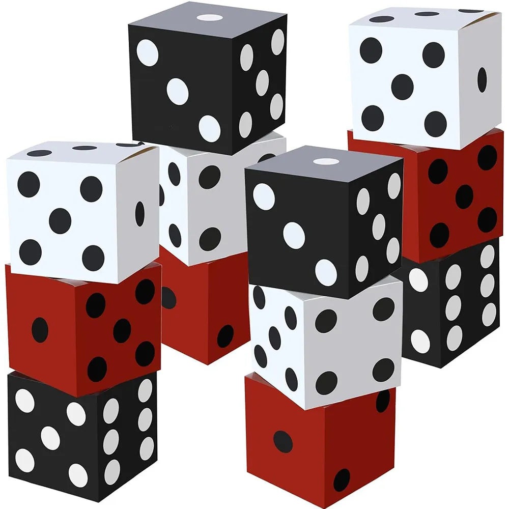 Casual Dice Paper Party Gift Wrapping Supplies