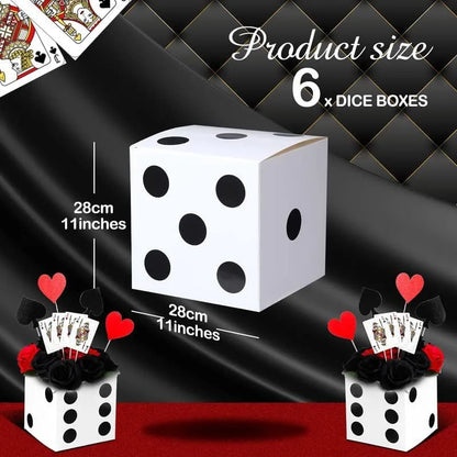 Casual Dice Paper Party Gift Wrapping Supplies