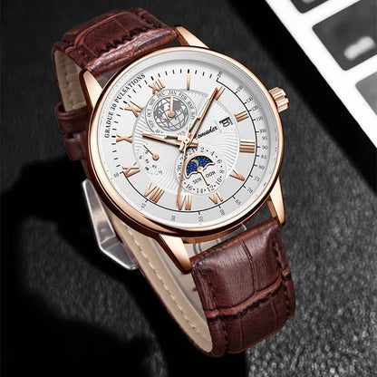 Casual Earth Buckle Quartz Men'S Watches