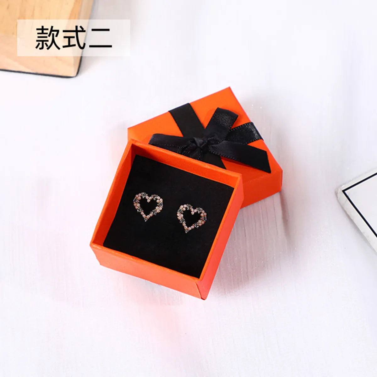 Casual Elegant Color Block Bow Knot Paper Jewelry Packaging Bags Jewelry Boxes