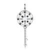 Casual Elegant Dreamcatcher Sterling Silver Zircon Pendant Necklace In Bulk