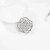 Casual Elegant Flower Alloy Inlay Rhinestones Women'S Brooches