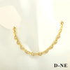 Casual Elegant Geometric Copper Zircon Bracelets Necklace 1 Piece