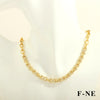 Casual Elegant Geometric Copper Zircon Bracelets Necklace 1 Piece