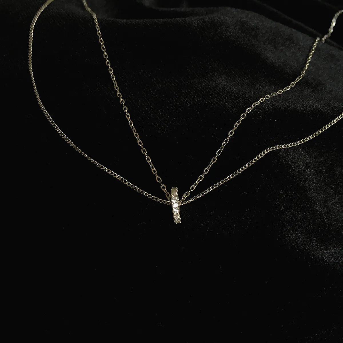 Casual Elegant Geometric Sterling Silver Necklace