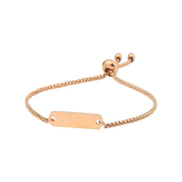 Casual Elegant Customization Laser Engraving Heart Shape 304 Stainless Steel Box Chain Chain & Link Bracelets Wholesale