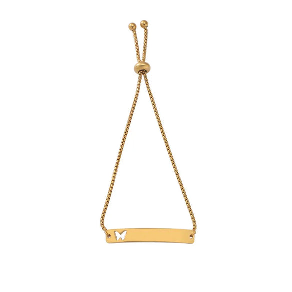 Casual Elegant Customization Laser Engraving Heart Shape 304 Stainless Steel Box Chain Chain & Link Bracelets Wholesale