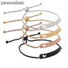 Casual Elegant Customization Laser Engraving Heart Shape 304 Stainless Steel Box Chain Chain & Link Bracelets Wholesale