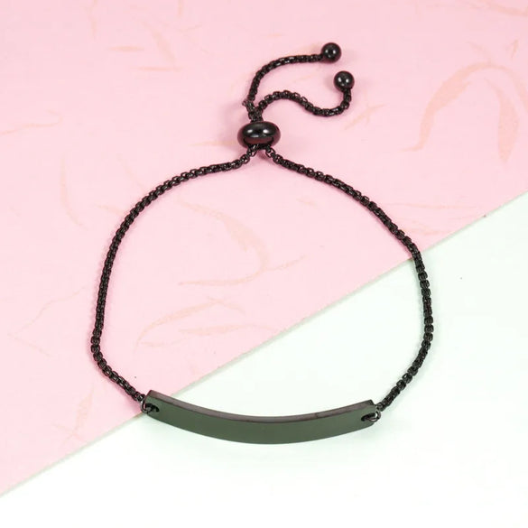 Casual Elegant Customization Laser Engraving Heart Shape 304 Stainless Steel Box Chain Chain & Link Bracelets Wholesale