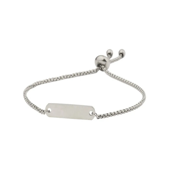 Casual Elegant Customization Laser Engraving Heart Shape 304 Stainless Steel Box Chain Chain & Link Bracelets Wholesale