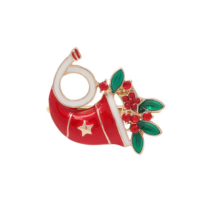 Casual Elegant Pastoral Cartoon Santa Claus Alloy 1 Piece