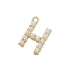 Casual Elegant Simple Style Letter Copper Plating Inlay Artificial Pearls 18k Gold Plated Charms