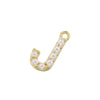 Casual Elegant Simple Style Letter Copper Plating Inlay Artificial Pearls 18k Gold Plated Charms