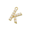 Casual Elegant Simple Style Letter Copper Plating Inlay Artificial Pearls 18k Gold Plated Charms