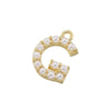 Casual Elegant Simple Style Letter Copper Plating Inlay Artificial Pearls 18k Gold Plated Charms