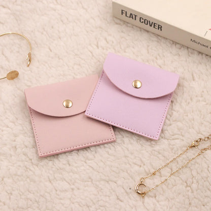 Casual Elegant Solid Color Microfiber Jewelry Packaging Bags