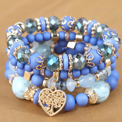 Casual Ethnic Style Geometric Ccb Beaded Women's Bracelets