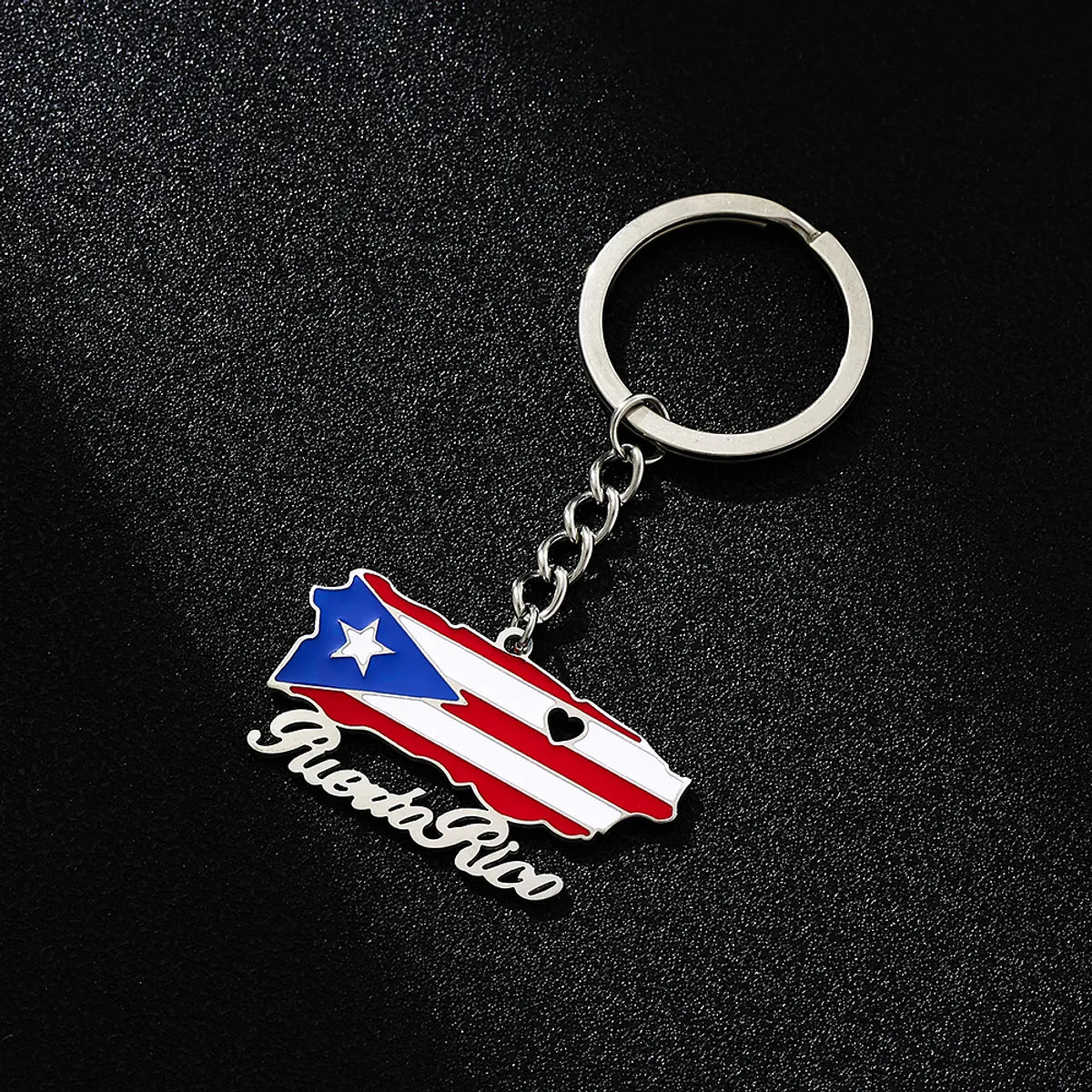 Casual Ethnic Style National Flag 201 Stainless Steel Enamel 18K Gold Plated Bag Pendant Keychain