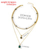 Casual Flower Alloy Inlay Rhinestones Women'S Layered Necklaces