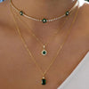 Casual Flower Alloy Inlay Rhinestones Women'S Layered Necklaces