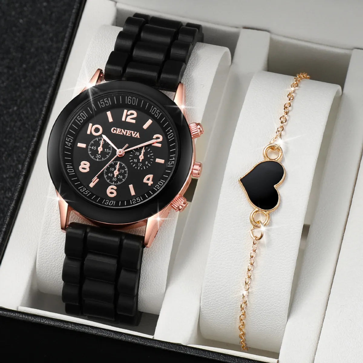 Casual Geometric Buckle Quartz Women'S Watches