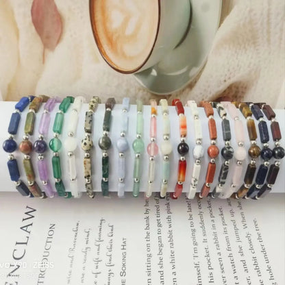 Casual Geometric Natural Stone Bracelets