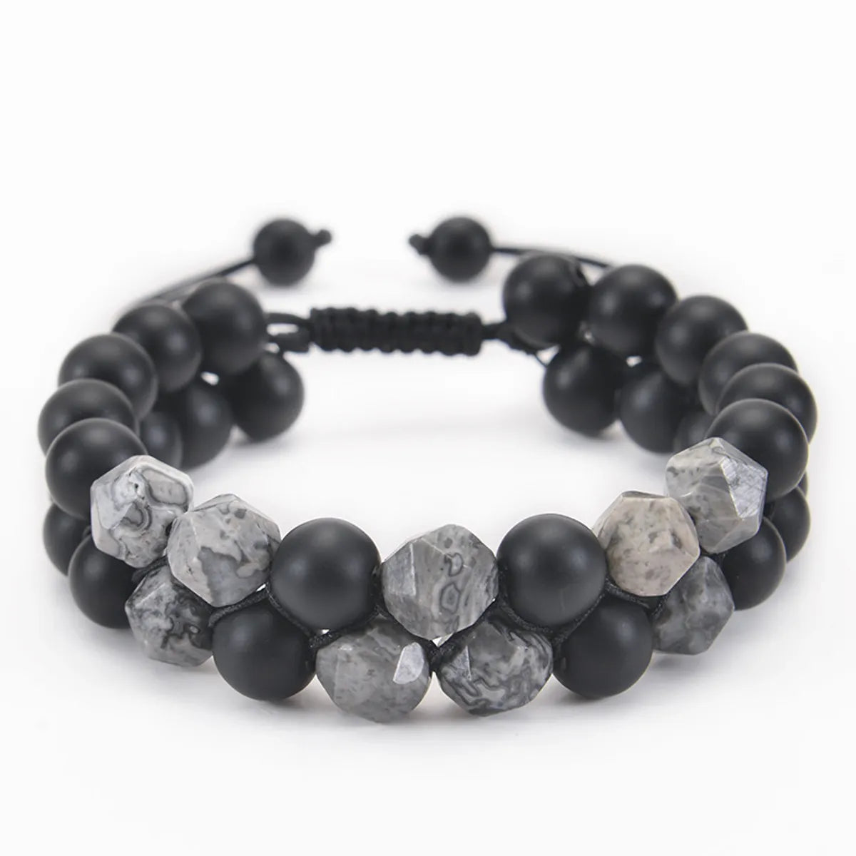 Casual Geometric Natural Stone Volcanic Rock Bracelets