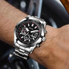 Casual Geometric Single Folding Buckle Quartz Men'S Watches