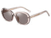 Casual Geometric Tac Oval Frame Full Frame Women'S Sunglasses