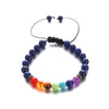 Casual Geometric Tiger Eye Lapis Lazuli Bracelets