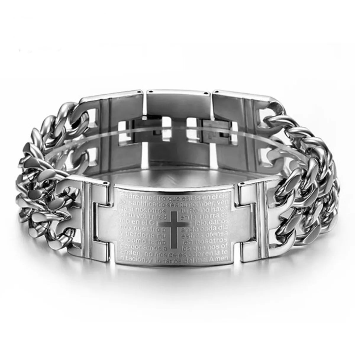 Casual Geometric Titanium Steel Plating Bracelets