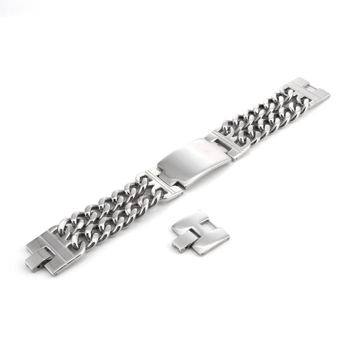 Casual Geometric Titanium Steel Plating Bracelets