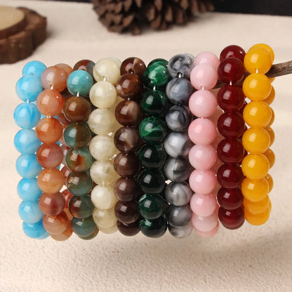 Casual Handmade Round Arylic Wholesale Bracelets