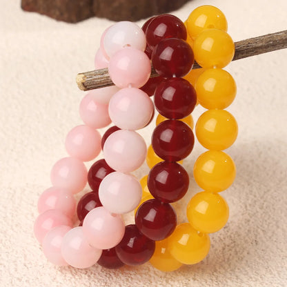 Casual Handmade Round Arylic Wholesale Bracelets