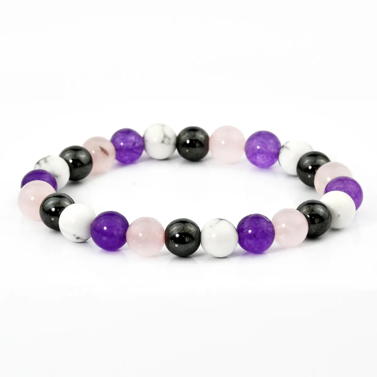 Casual Handmade Solid Color Artificial Gemstones Natural Stone Beaded Handmade Bracelets