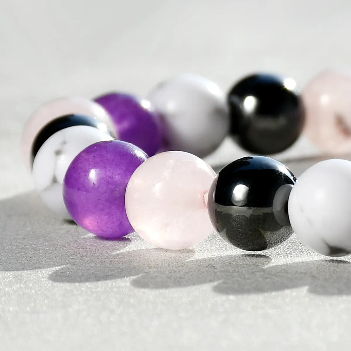 Casual Handmade Solid Color Artificial Gemstones Natural Stone Beaded Handmade Bracelets