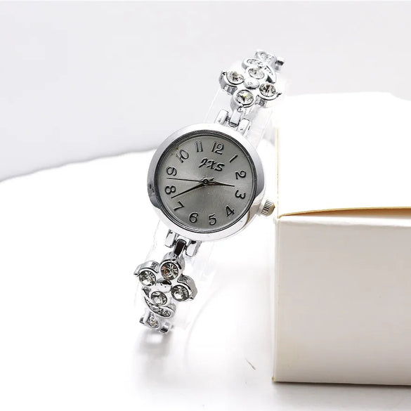 Casual Heart Shape Jewelry Buckle Quartz Women'S Watches