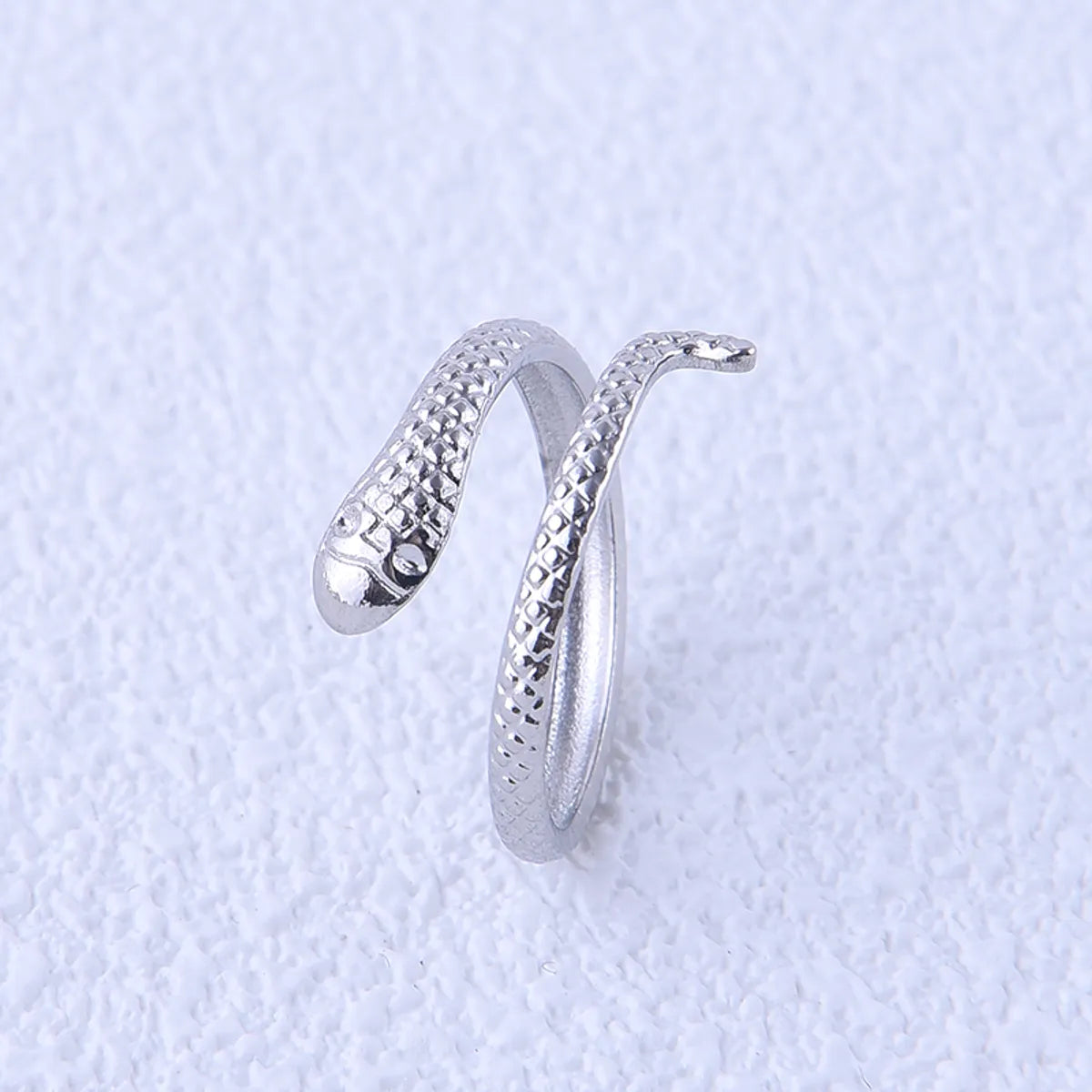 Casual Hip-hop Modern Style Snake Stainless Steel Plating 18k Gold Plated Open Rings