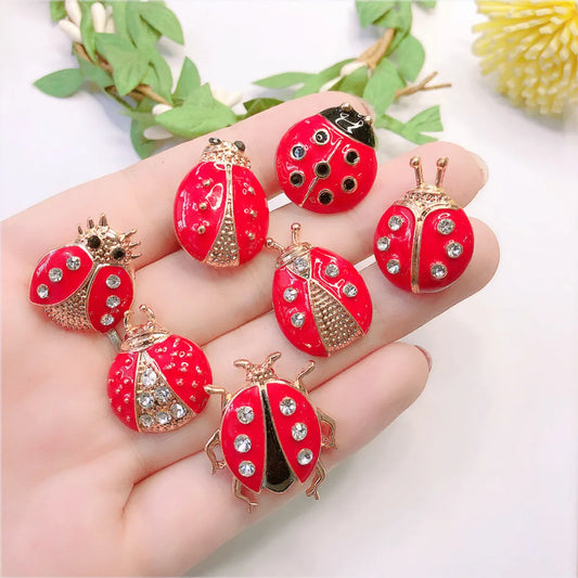 Casual Insect Alloy Plating Inlay Rhinestones Unisex Brooches