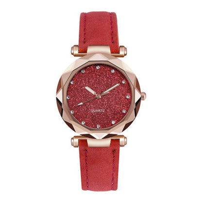 Casual Letter Buckle Quartz Women'S Watches