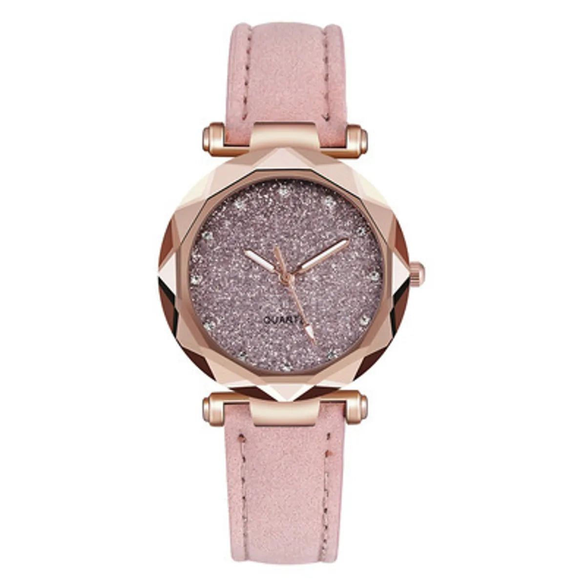 Casual Letter Buckle Quartz Women'S Watches