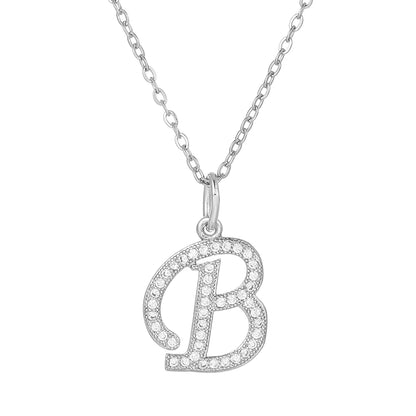 Casual Letter Stainless Steel Copper Plating 18k Gold Plated Pendant Necklace