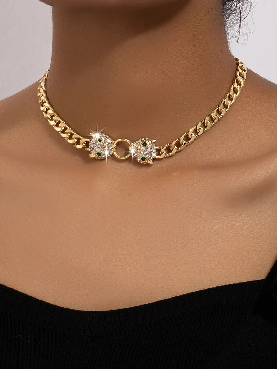 Casual Lion Alloy Plating 14k Gold Plated Women's Necklace