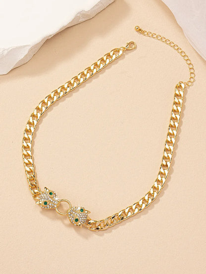 Casual Lion Alloy Plating 14k Gold Plated Women's Necklace