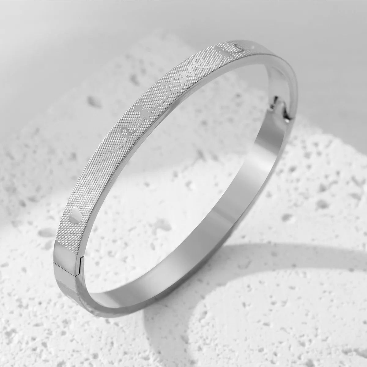 Casual Love Titanium Steel Bangle In Bulk