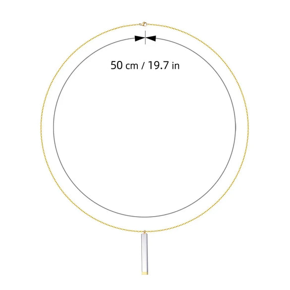 Casual Modern Style Simple Style Geometric Customization Laser Engraving 304 Stainless Steel Plating Unisex Pendant Necklace Men Pendant Necklaces