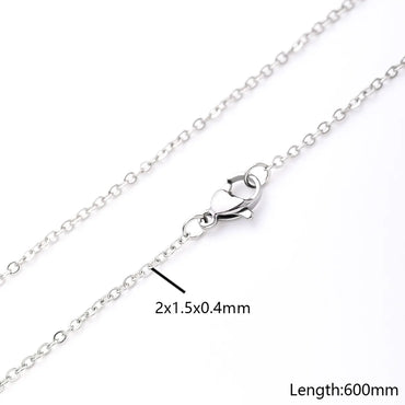 10 Strands/Package 304 Stainless Steel Rose Gold Plated Gold Plated Solid Color Polished Chain