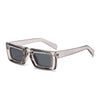 Casual Multicolor Ac Square Diamond Full Frame Women'S Sunglasses